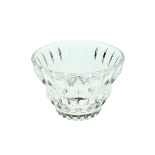 [1040880] W7107-4 GLASS BOWL SET 6PCS (HEIGHT: 6.4CM, DIAMETER: 9.7CM)