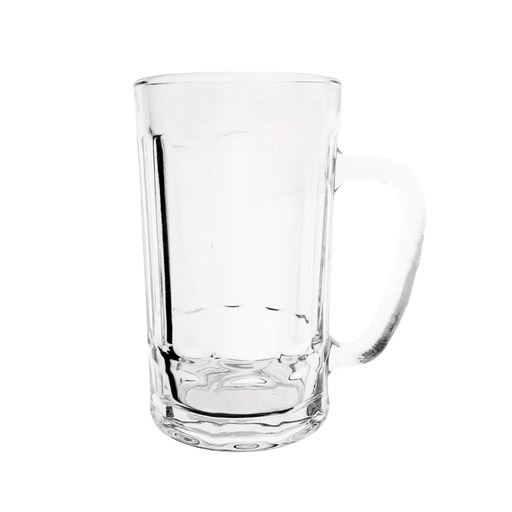 [1040970] ZB-18 GLASS BEER MUG 400ML (HEIGHT: 13.3CM, DIAMETER 7.3CM)