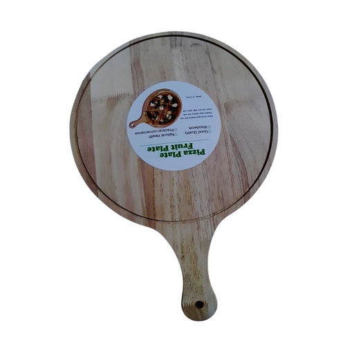 [1041157] 1681-24 / 2556-33 / 9211-48 30*432 RND WOODEN PIZZA BOARD (30CM)