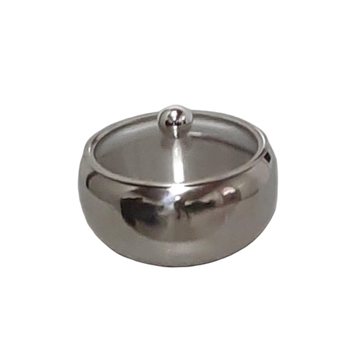 [1041250] 000A34 QY-2445 SUGAR BOWL LG SILVER