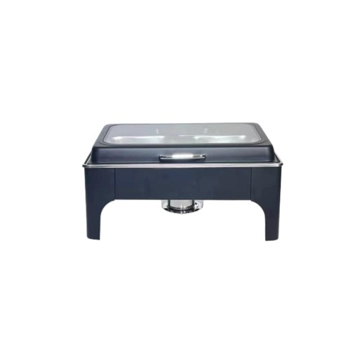 [1041405] S/S ROLL TOP HYDRAULIC CHAFING DISH (SINGLE) BLACK