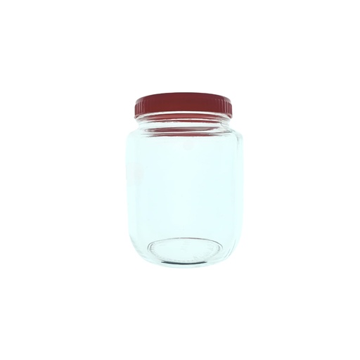[1041682] GLASS JAR 1LT (HEIGHT 15.5CM DIAMETER 9.5CM)