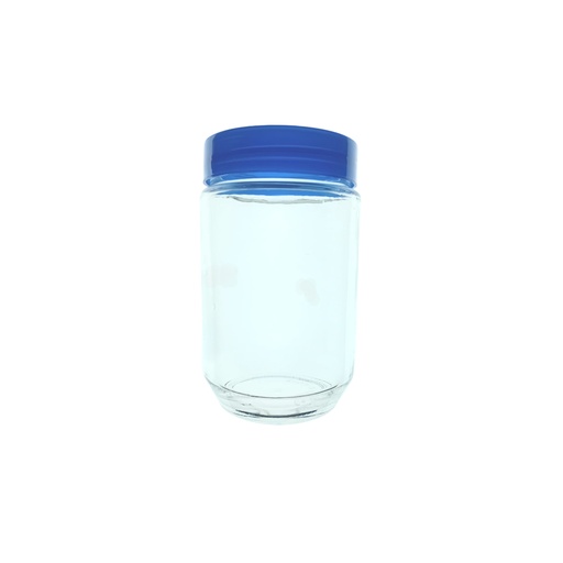 [1041699] GLASS BOTTLE KR 1LT (HEIGHT 17.5CM DIAMETER 9.8CM)