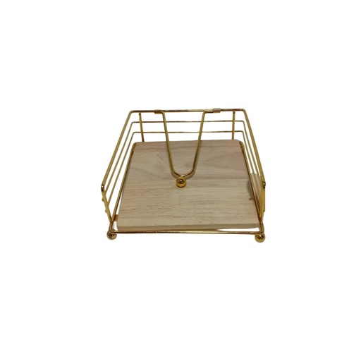 [1041711] GE3013 TISSUE HOLDER GOLD