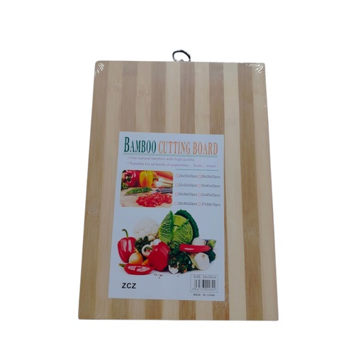[1041891] 2556-19 / 9211-38 WOODEN CUTTING BOARD S/S HANDLE 20*30*1.7