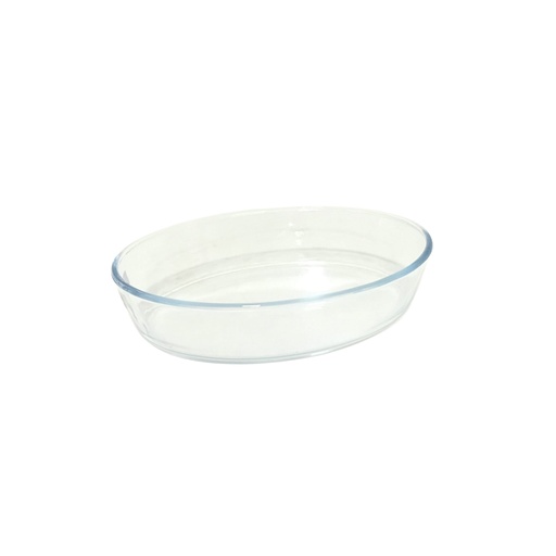 [1042379] GE3669 GLASS OVAL DISH FXKP 1.5L
