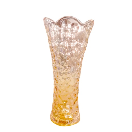 [1042405] DSHP128-1C/L1HA-GOLD GLASS VASE