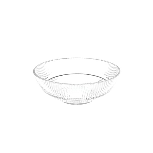 [1042488] TW107-9  GLASS BOWL (HEIGHT 8.5CM DIAMETER 22.5CM) 