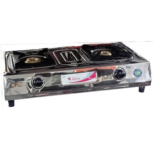 [1042565] MAN1495 S/S GAS COOKER 2MB FIVE STAR INDIA