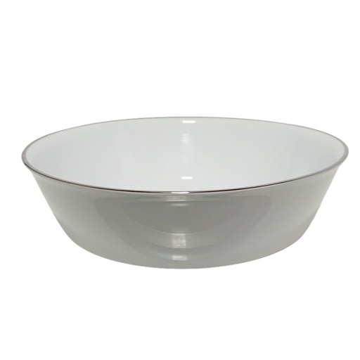 [1043358] 91908-16008 794383 CERAMIC SALAD BOWL SILVER