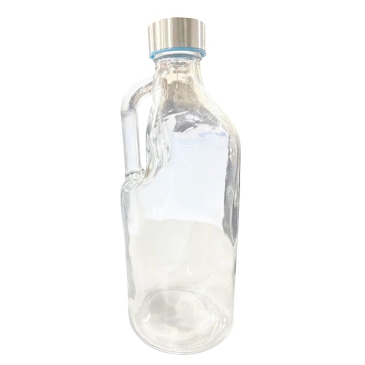 [1043664] 1156-45 GLASS WATER BOTTLE 1100ML Height 25CM Diameter 3.5CM
