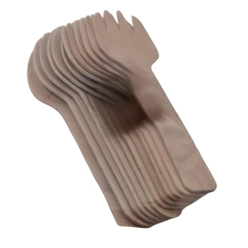 [1043917] WOODEN SPOON & FORK SM 12PCS