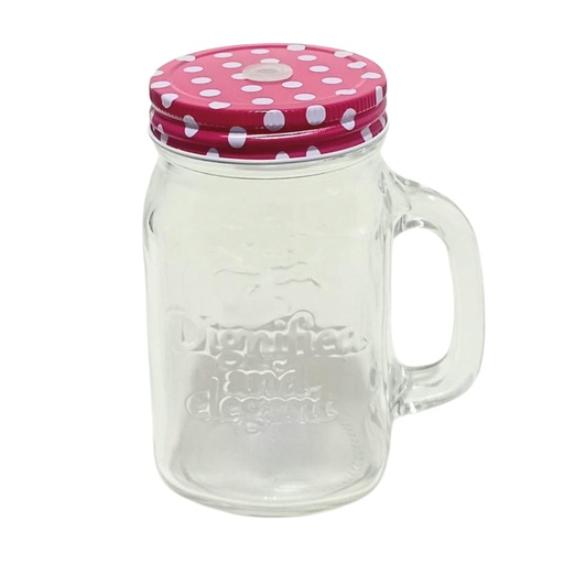 [1044246] HMS001 PHONY-JS GLASS MASON JAR 490ML