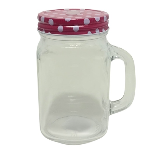 [1044247] HMS001 FLAT LIGHT MASON JAR 490ML