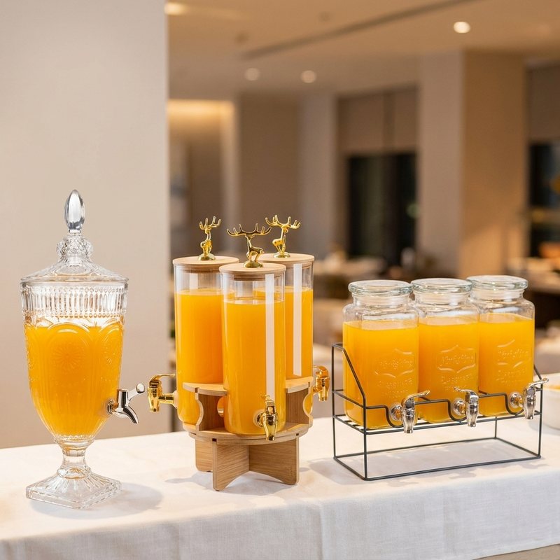 Juice Dispensers at Titus Stores