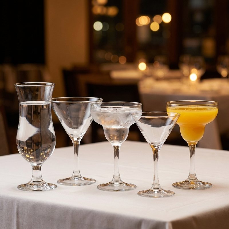 Martini, Cocktail & Margarita Glasses at Titus Stores