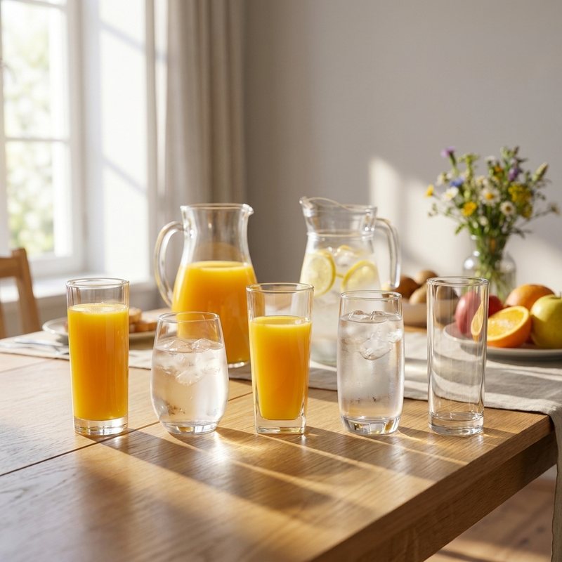 Water, Juice & HI Ball Glasses at Titus Stores