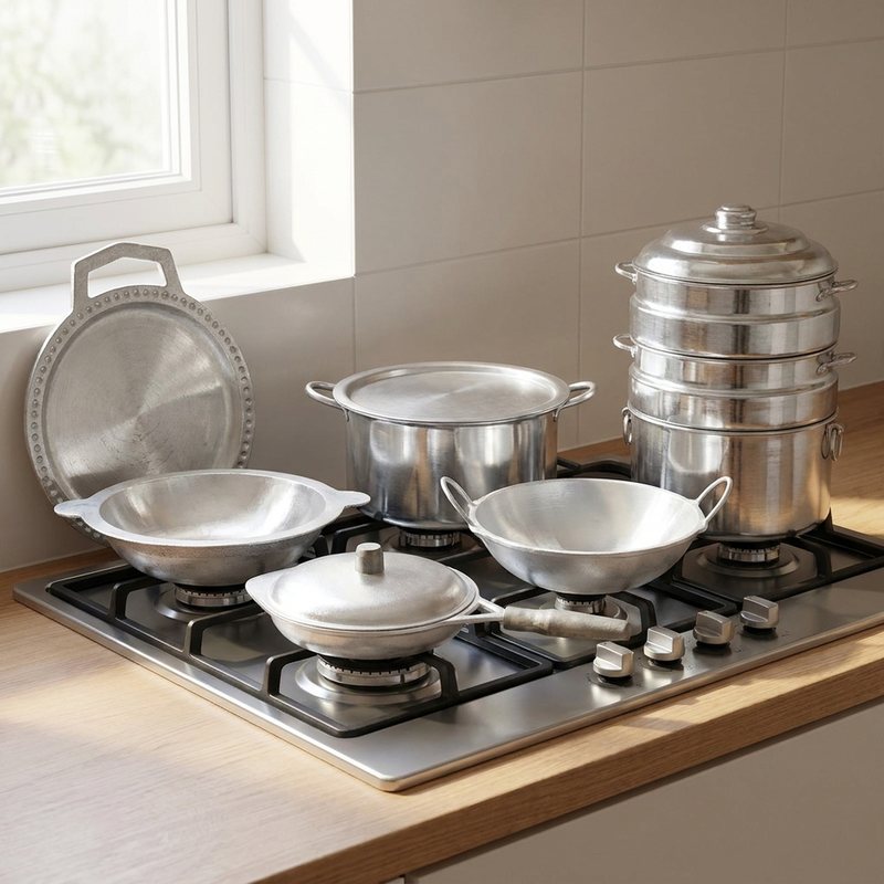Aluminium ware at Titus Stores