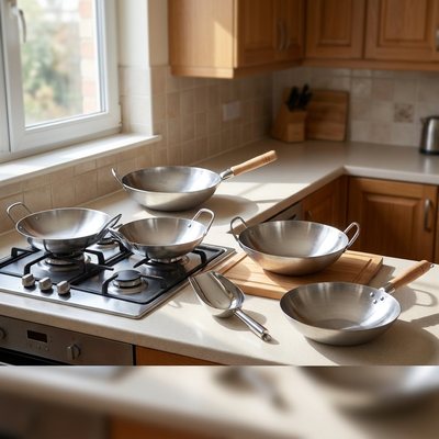 S/S Woks, Thachchi, Wok Spoons & Shovels