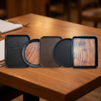 Fiber Beverage Trays (Rectangular & Round)