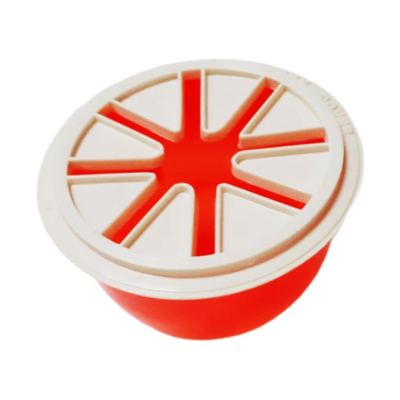 Round Plastic Bowl With Slotted Lid