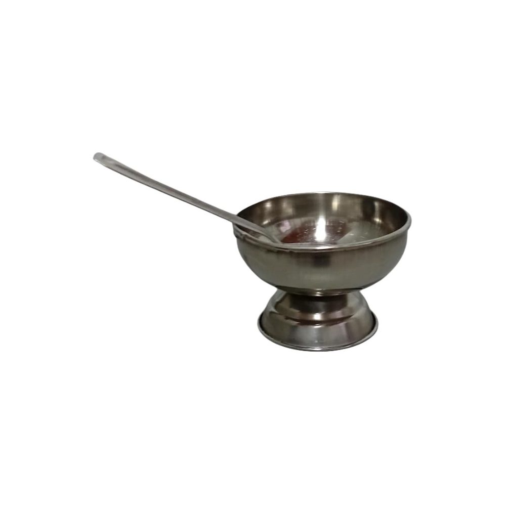 S/S ICE CREAM CUP WITH SPOON