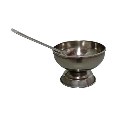 Stainless Steel Ice Cream Cup with Spoon
