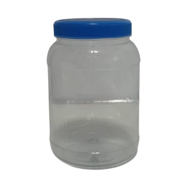 Clear PVC Storage Jar, 2kg