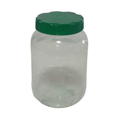 Clear Plastic Storage Jar, 1kg