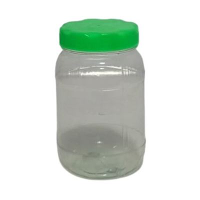 Clear Plastic Storage Jar, Half Pound