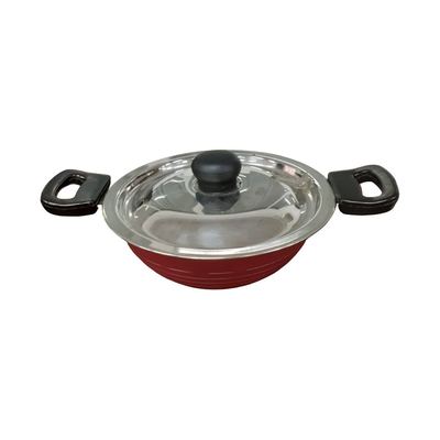 Non-stick hopper pan with lid