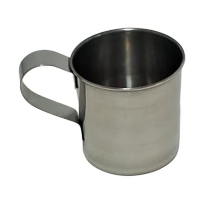 Stainless Steel Mug with Flat Handle