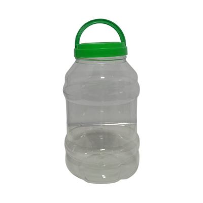 6 litre plastic storage jar with handle