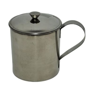 Stainless Steel Lidded Water Mug