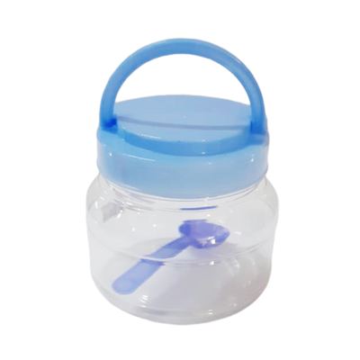 PET storage jar with handle and scoop