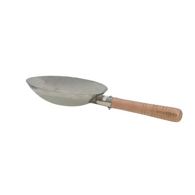 Stainless Steel Wok with Wooden Handle