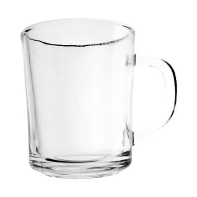 Clear Glass Tea Mug 225ml