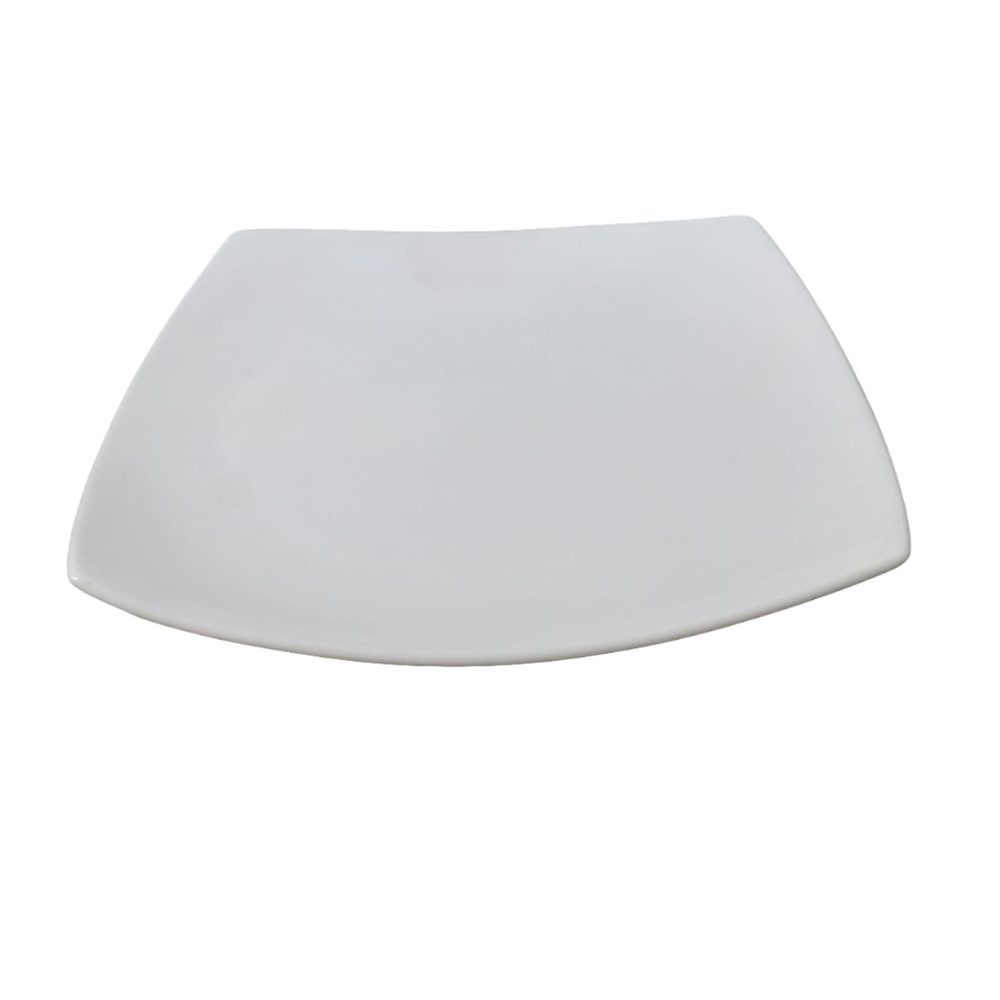 Dankotuwa Square White Dinner Plate