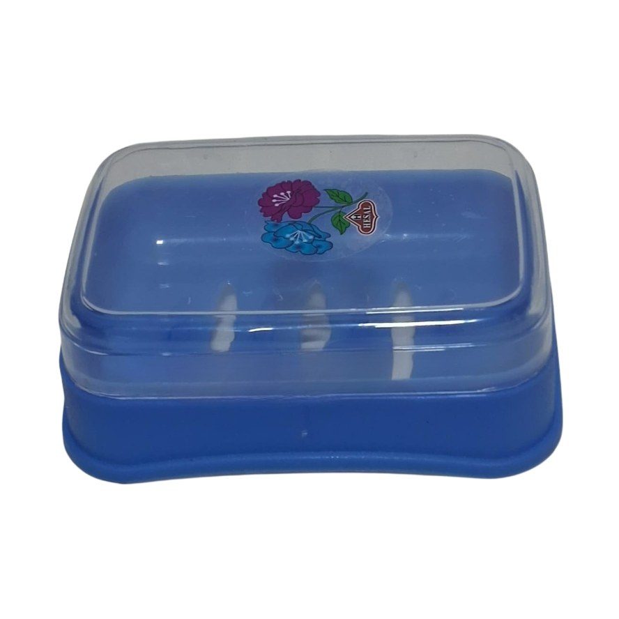 Plastic soap case with lid