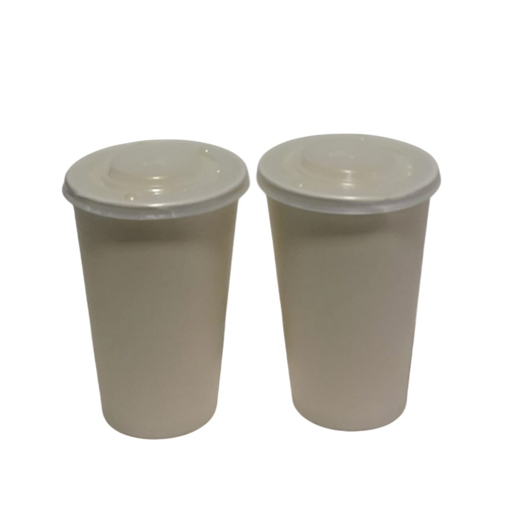 300ml Plastic Tumblers With Lids (5 Pack)