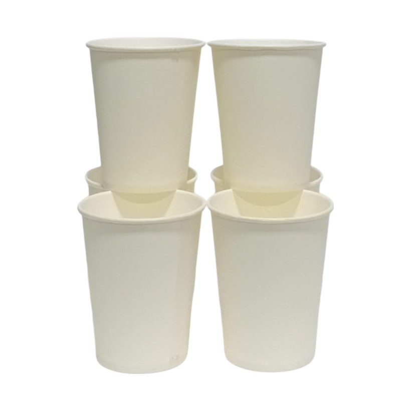 200ml Disposable Paper Cups, 50 Pack