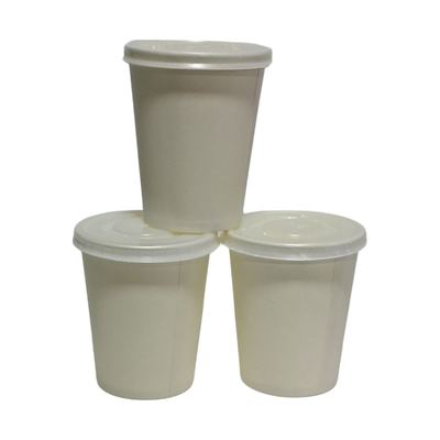 200ml Disposable Cups with Lids, 50pcs