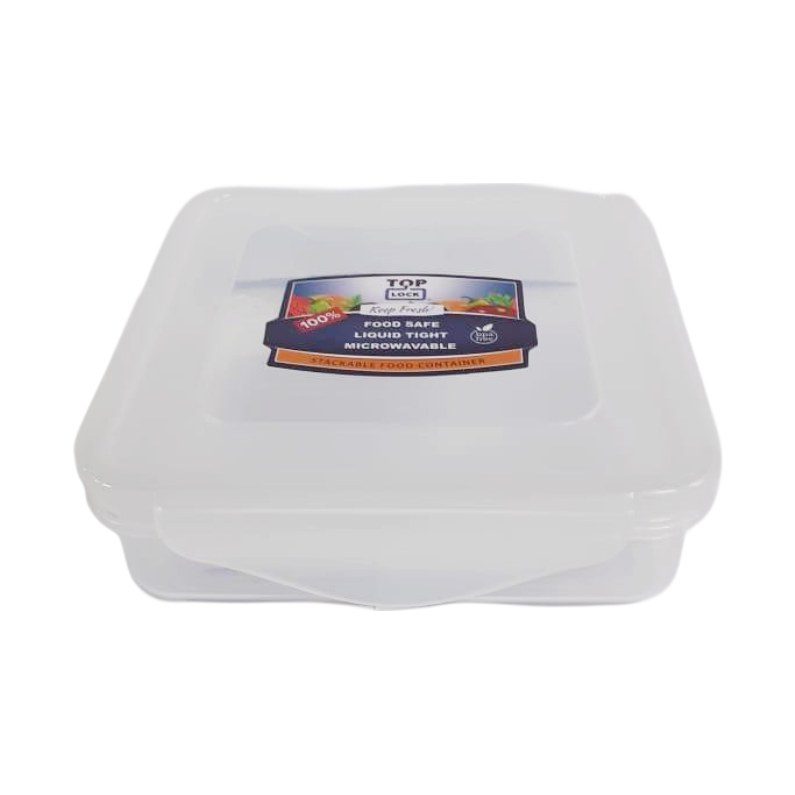 Clear Square Food Storage Box 500ml