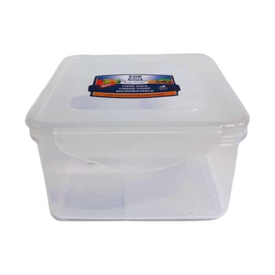Clear Square Food Storage Box 1200ml
