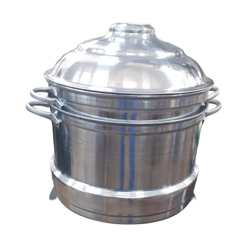 Extra large aluminium steamer pot