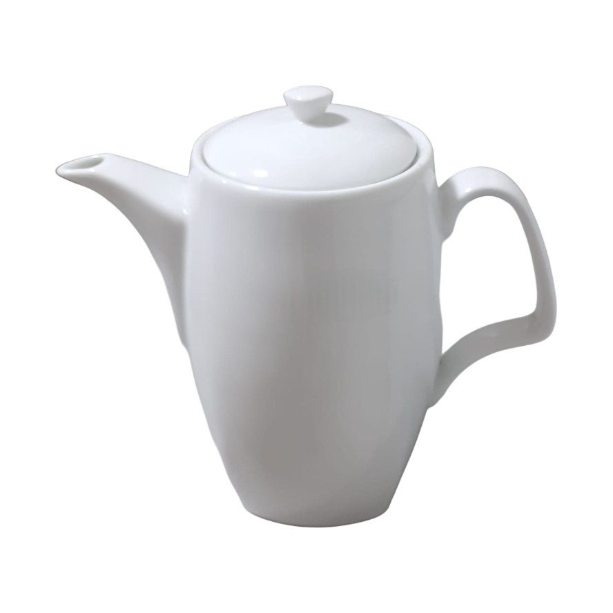 Dankotuwa White Porcelain Coffee Pot