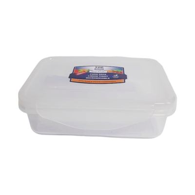 Clear rectangular food box 700ml