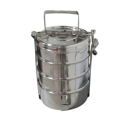 Stainless Steel 4-Tier Tiffin Carrier