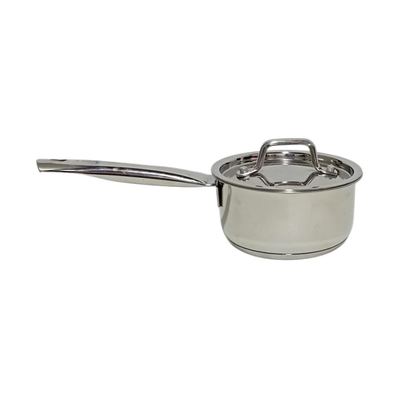 Stainless steel saucepan with lid, 14cm