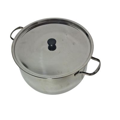 Stainless Steel Cook Pot with Lid, 30cm